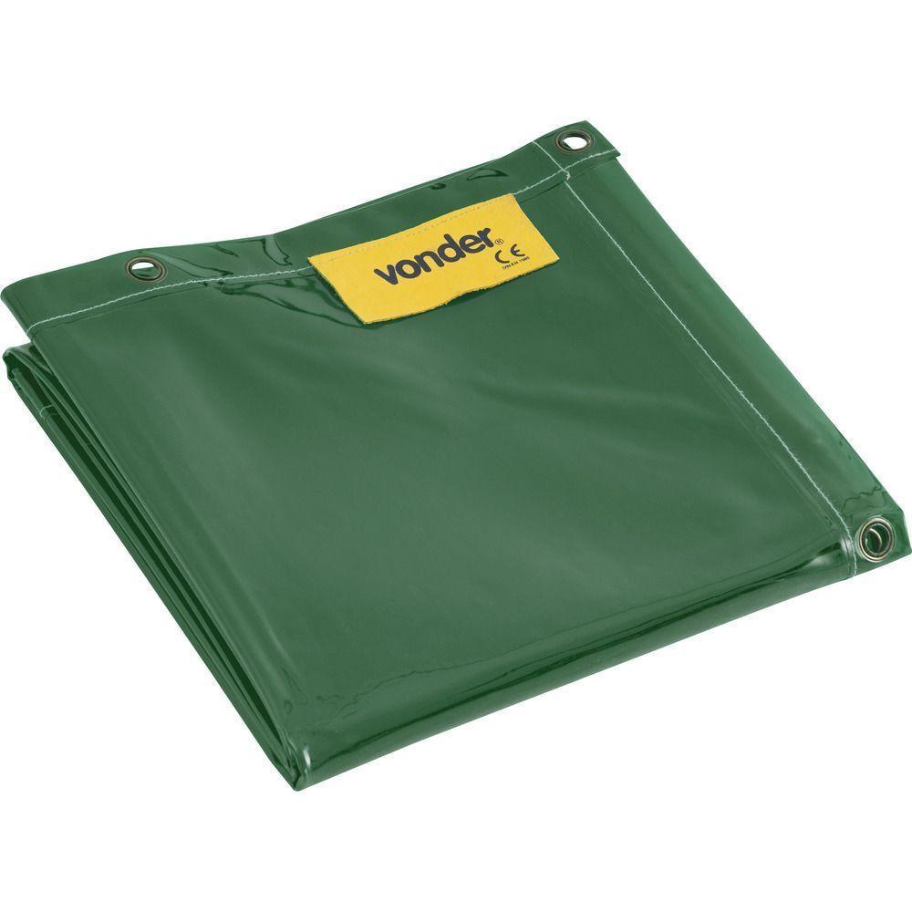 Cortina Para Solda 1,22x1,78 Verde Sem Suporte Vonder - 5