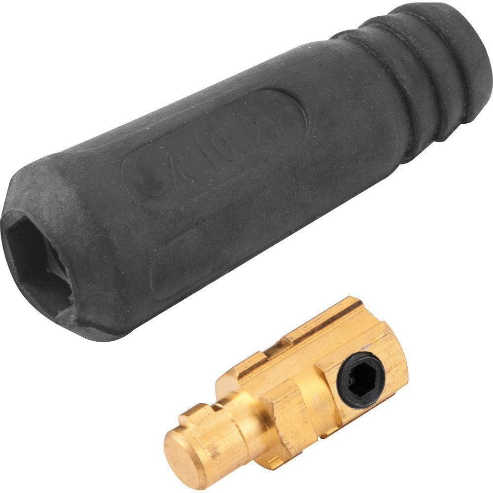 Conector Rápido Macho 9 Mm Para Cabo De Solda Vonder - 1