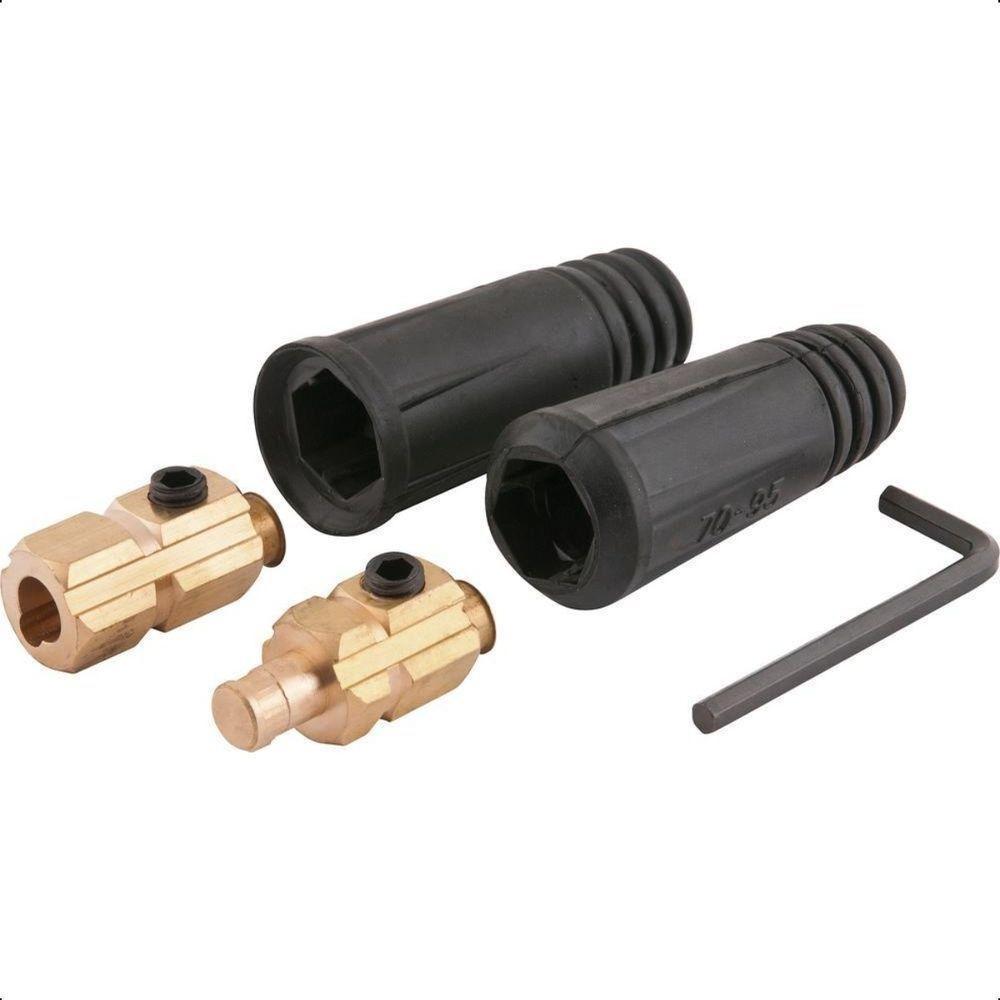 Conector Rápido Macho-fêmea 13 Mm Para Cabo De Solda Vonder - 3