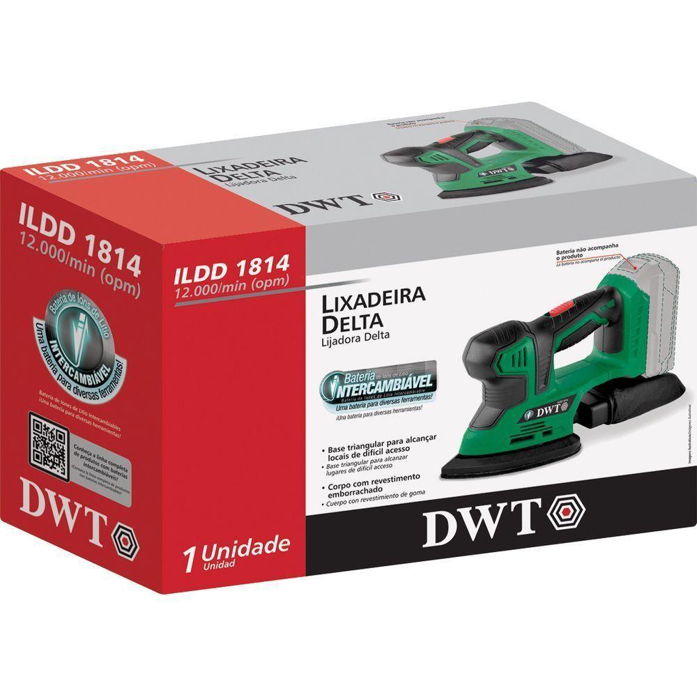 Lixadeira Delta 18V Sem Bateria-carregador Ildd1814 Dwt - 2