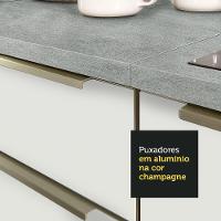 Cozinha 340001 Com Armário E Balcão Branco/Branco Veludo - 7