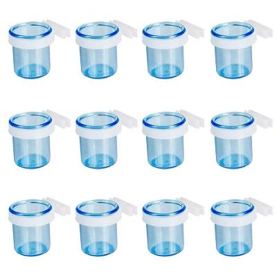 Porta Vitamina Presilha Fechada Azul P 8ml Kit 12 Un