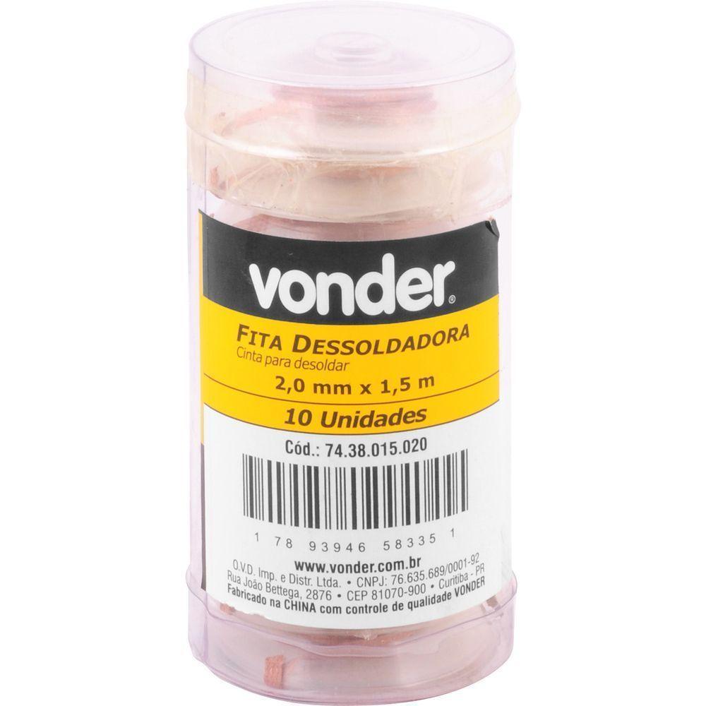 Fita-malha Dessoldadora 2mm X 1,5m Vonder - 1
