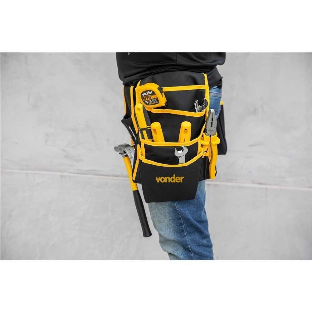 Cinto Portas Ferramentas Lona 18 Divisões Cm012 - Vonder - 3