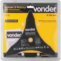 Lâmina 3 Pontas Para Roçadeira 255x20,0x3,8mm - Vonder - 3
