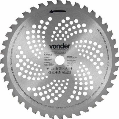 Lâmina Circular Para Roçadeira Com Videa 255x20,0x40 Vonder
