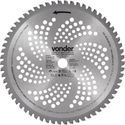 Lâmina Circular Para Roçadeira Com Videa 255x20,0x62 Vonder