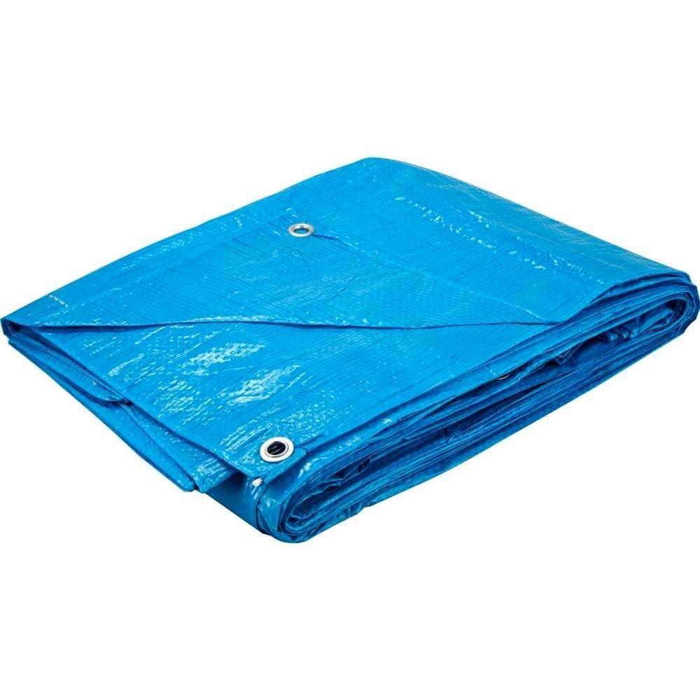 Lona Polietileno Azul 4 X 3m 100 Micras Leve Vonder - 4