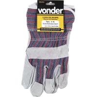 Luva Mista 7cm Palma Raspa Dorso Lona Ca13118 - Vonder - 2