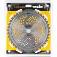 Lâmina Circular Para Roçadeira Com Videa 255x25,4x40 Vonder - 2