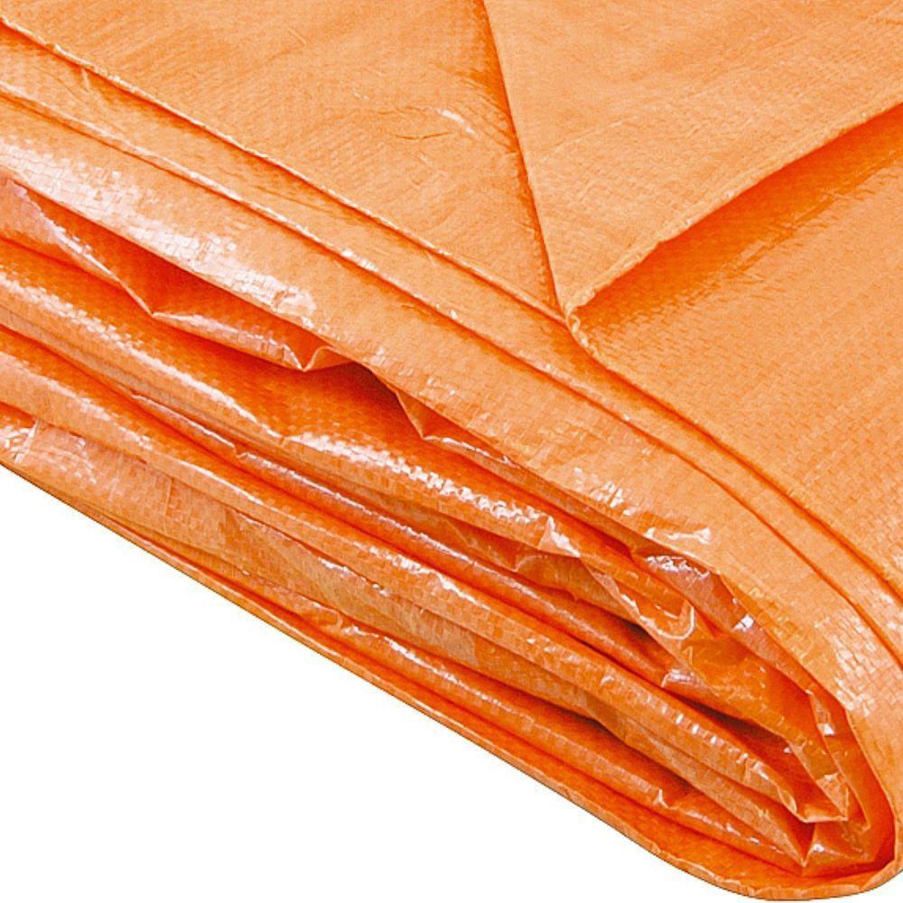 Lona Polietileno 5x4m Laranja 150 Micras Média - Vonder - 4