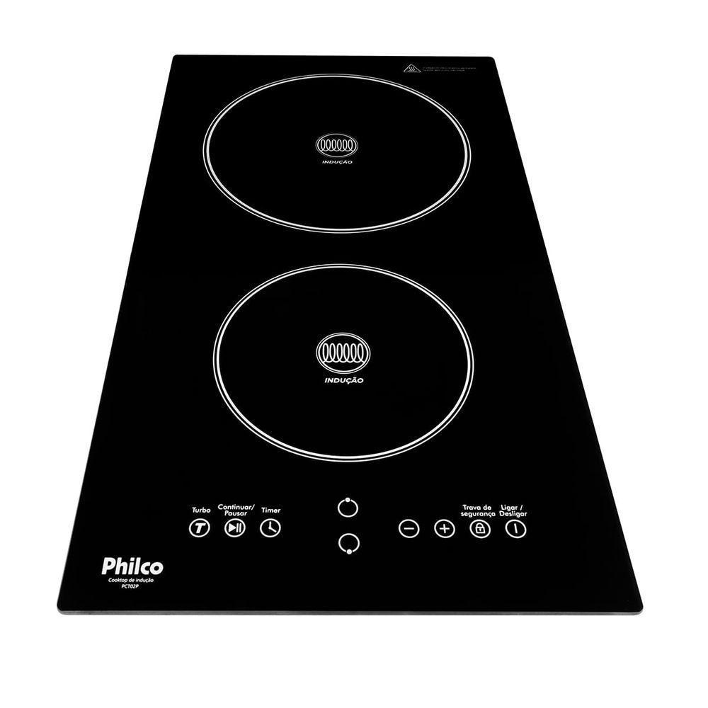 Cooktop De Indução Philco 2 Queimadores 9 Níveis PCT02P 220V - 4