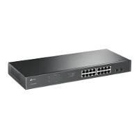 Switch Gigabit Easy Smart 10/100/1000 C/ 18 Portas (sendo 16 Poe + 2 Sfp) Tl-sg1218mpe Smb - 3