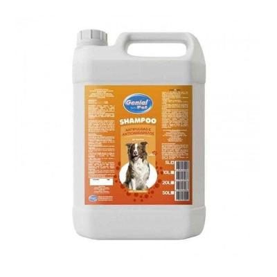 Shampoo Profissional Antipulgas E Anticarrapatos 5l Genial Pet