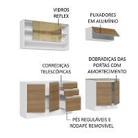 Cozinha Completa 200003 Com Armário E Balcão Branco/Rustic - 8