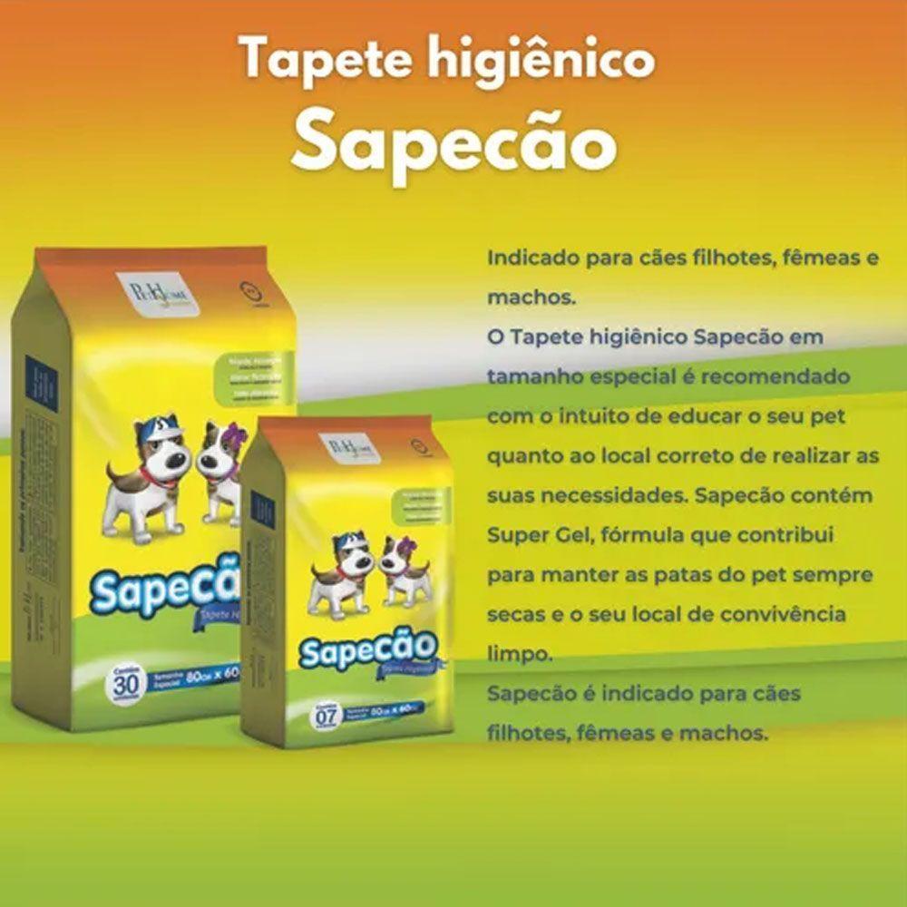 Tapete Higiênico Sapecão 80x60cm Com 30 Unidades - 2