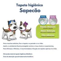 Tapete Higiênico Sapecão 80x60cm Com 30 Unidades - 3