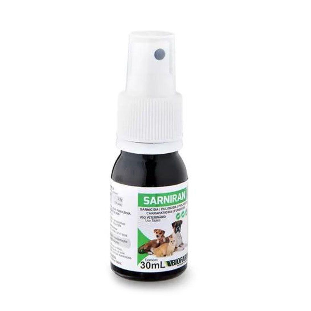 Sarniran Spray 30ml P/ Controle De Sarnas E Ectoparasitas - 3