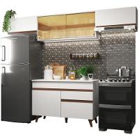 Cozinha Compacta Madesa Reims Com Armário E Balcão Branco - 10