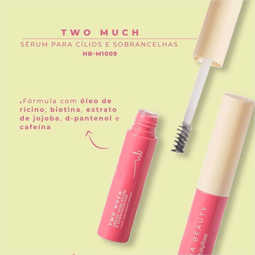 Ruby Rose Serum Para Cílios E Sobrancelhas Two Much Hbm1009 4ml - 5