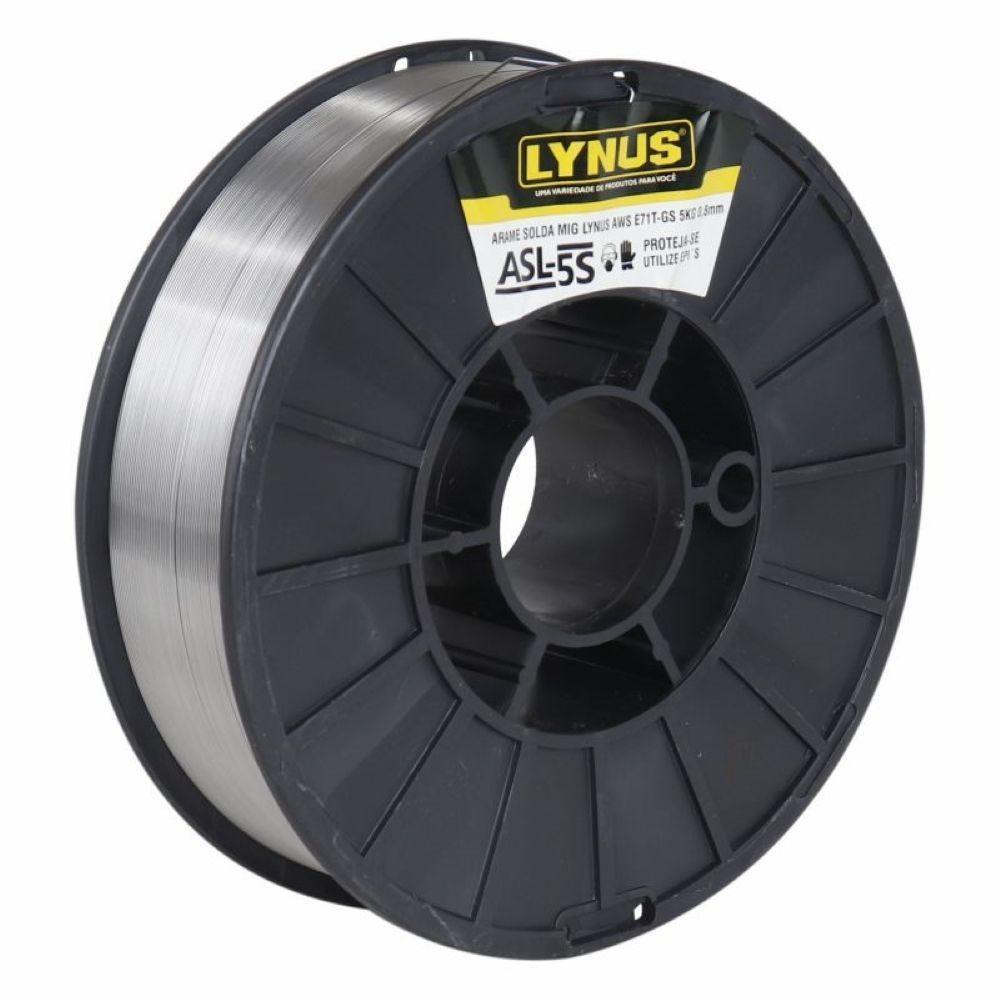 Arame Solda Mig Sem Gás 5kg 0,8mm Aws E71t-gs Asl-5s Lynus - 3