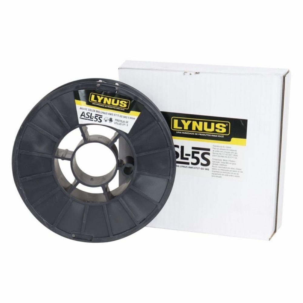 Arame Solda Mig Sem Gás 5kg 0,8mm Aws E71t-gs Asl-5s Lynus - 4
