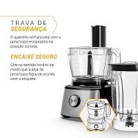 Multiprocessador Philco 5 em 1 800W All In One Citrus 110V