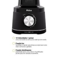 Liquidificador Philco 1500W 12 velocidades 3,1L PLQ15A 220V - 6