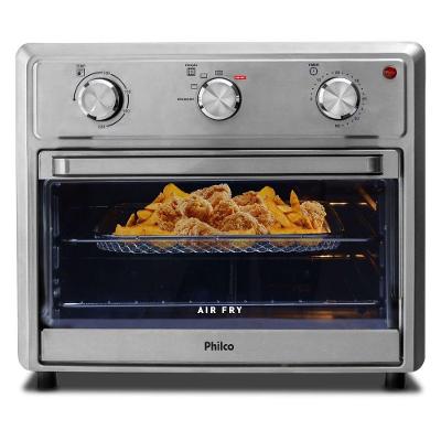 Forno Elétrico Air Fryer Philco PFE25I 25L Inox com Timer e Controle Manual de Temperatura 110V