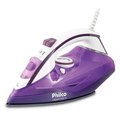 Ferro a Seco e a Vapor Philco PFEC R Base Cerâmica com Spray e Autolimpeza 220V