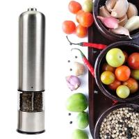 Moedor Pimenta Ou Sal Gourmet Eletrico A Pilha Aço Inox - 2