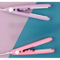 Mini Chapinha Prancha Alisadora De Bolsa Portátil Rosa - 3