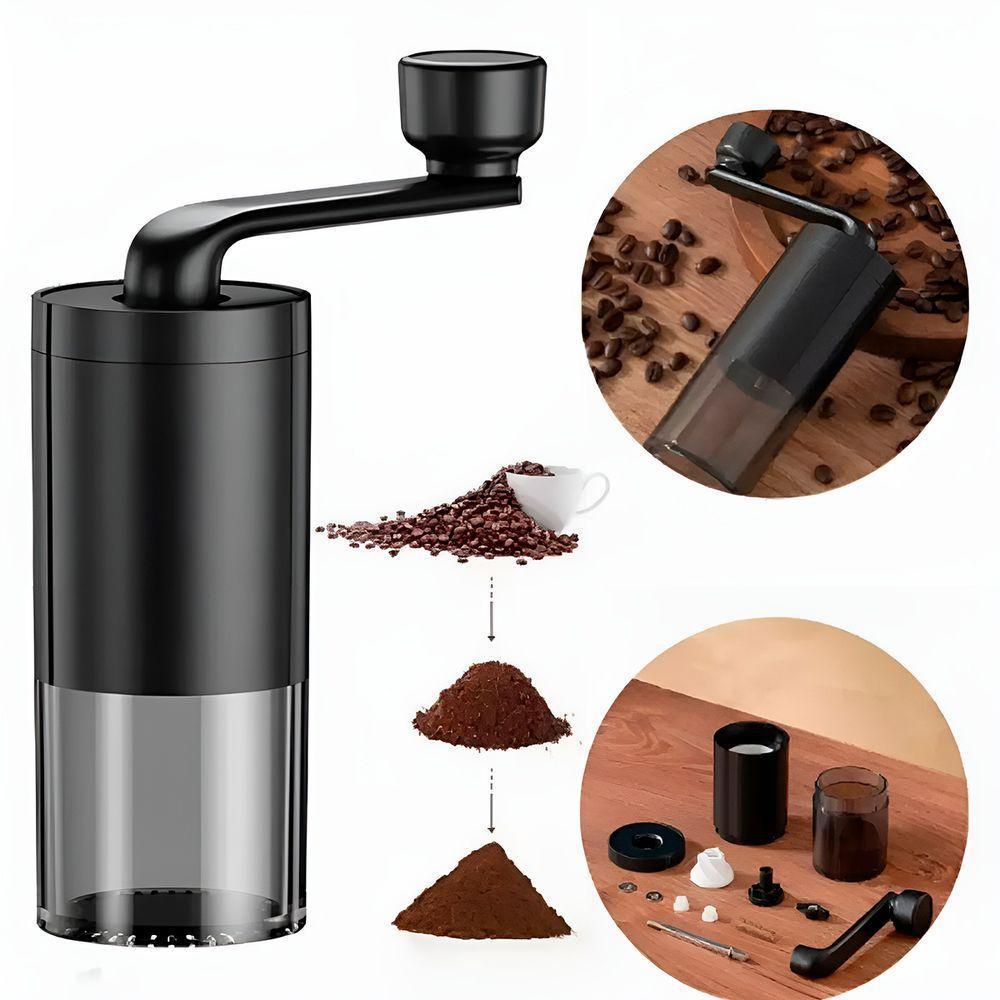 Moedor De Café Manual Manivela Portátil Moagem Ajustável - 5