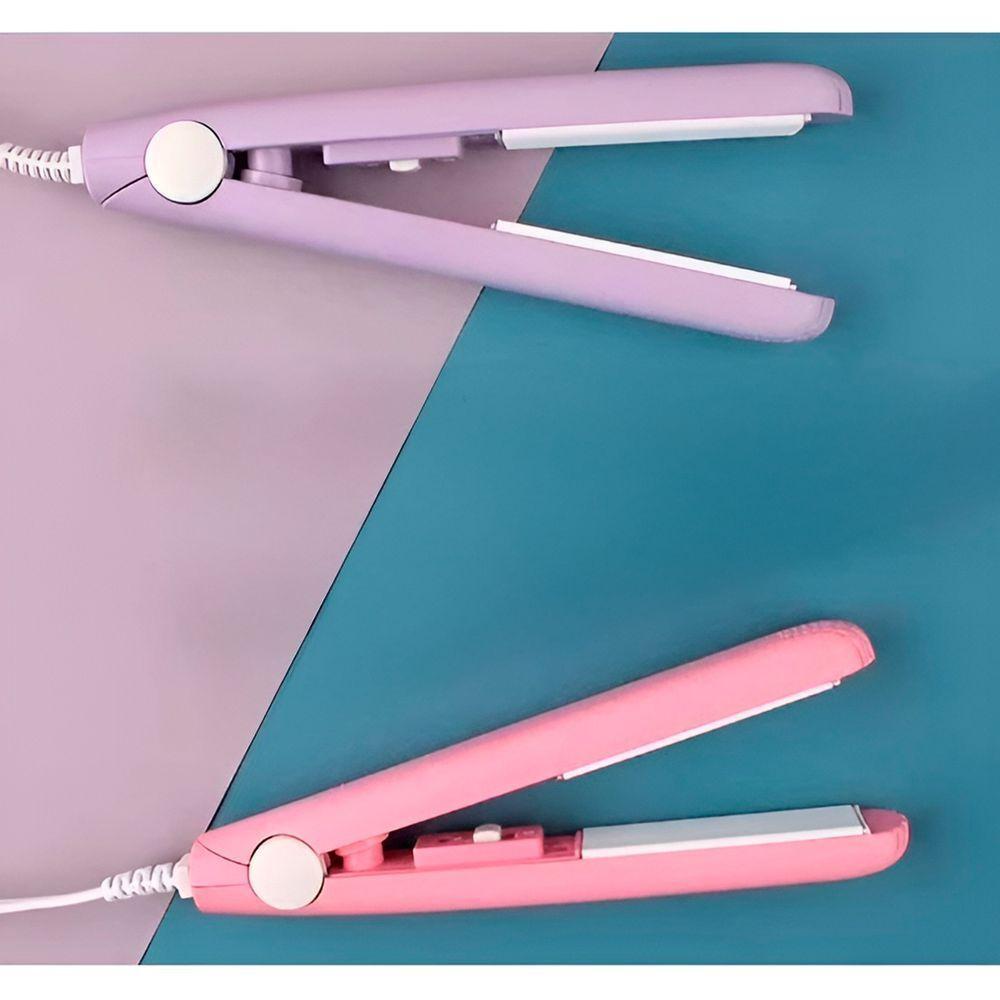 Mini Chapinha Prancha Alisadora De Bolsa Portátil Lilás - 3