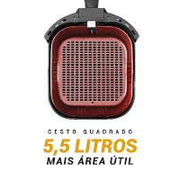 Air Fryer Philco 5,5L Revestimento Redstone 1500W PAF55B 110V - 2