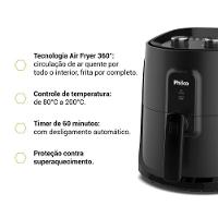 Air Fryer Philco 5,5L Revestimento Redstone 1500W PAF55B 110V - 5
