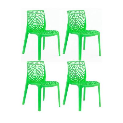 Kit 4 Cadeiras Gruvyer Jantar Cozinha Verde Claro Verde Claro