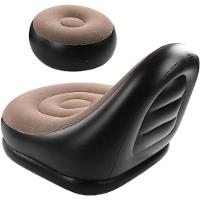 Poltrona Inflável Ultra Lounge Com Pufe Sofá Preguiçoso - 5