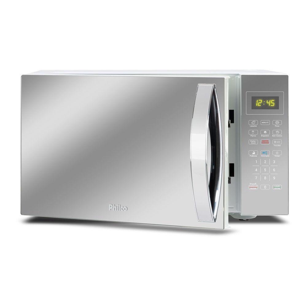 Micro-ondas 25L Philco Espelhado Limpa Fácil 1100W PMO28E 220V - 4