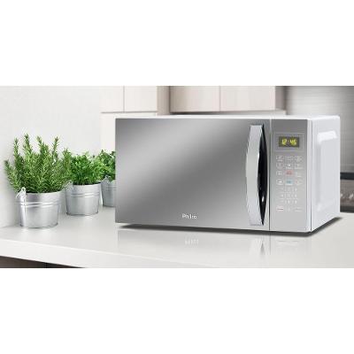 Micro-ondas 25L Philco Espelhado Limpa Fácil 1100W PMO28E 220V