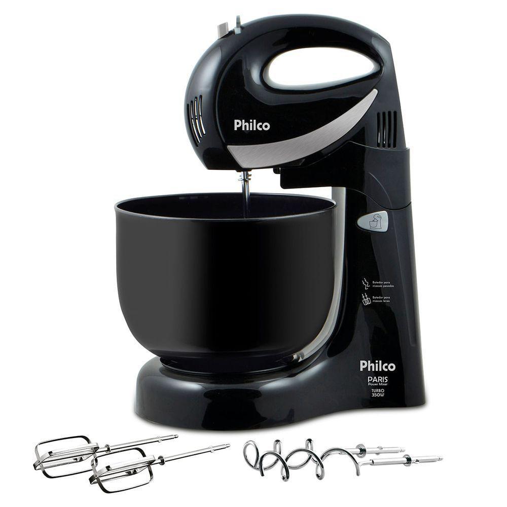 Batedeira Philco Paris Power Mixer Turbo Portátil 350W 110V - 1