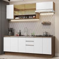 Cozinha Completa 240003 Com Armário E Balcão Rustic/branco - 1