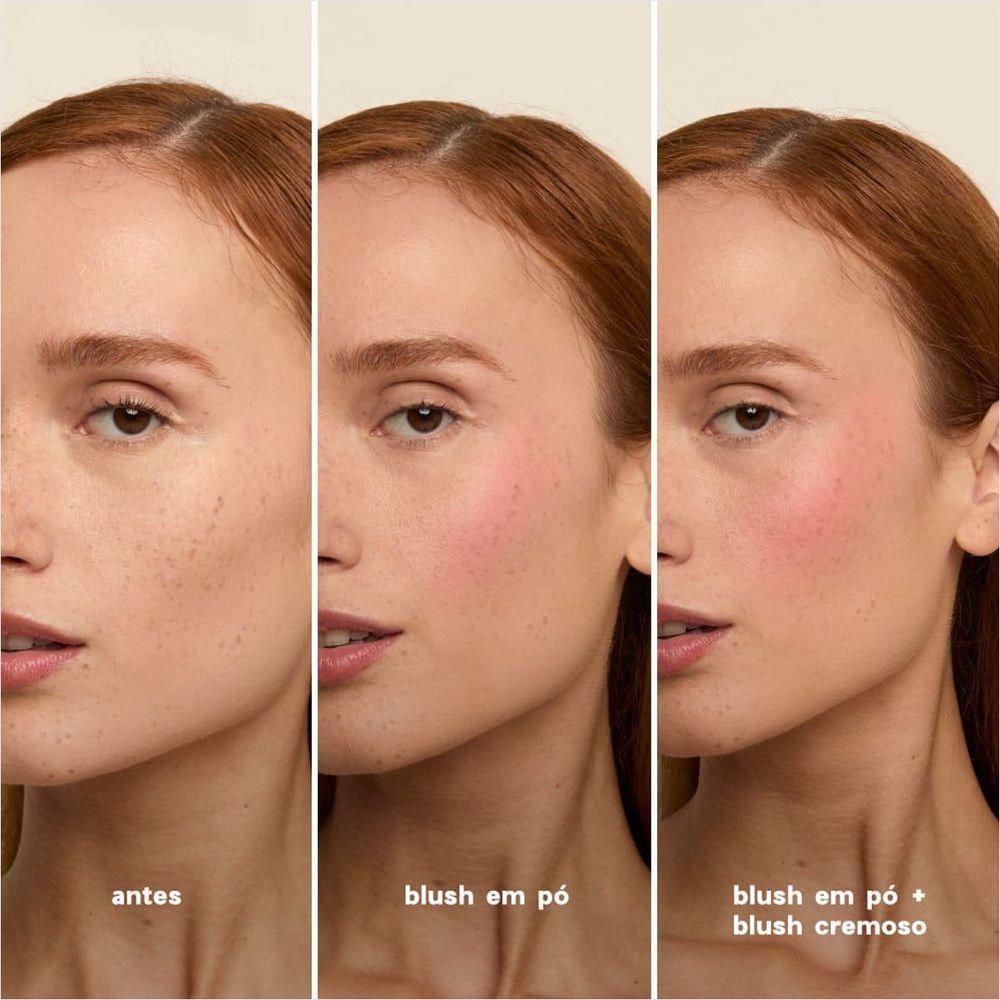 Oceane Edition Duo Blush Cremoso E Em Pó Punch Paint Rosa Pink 10,2g - 5