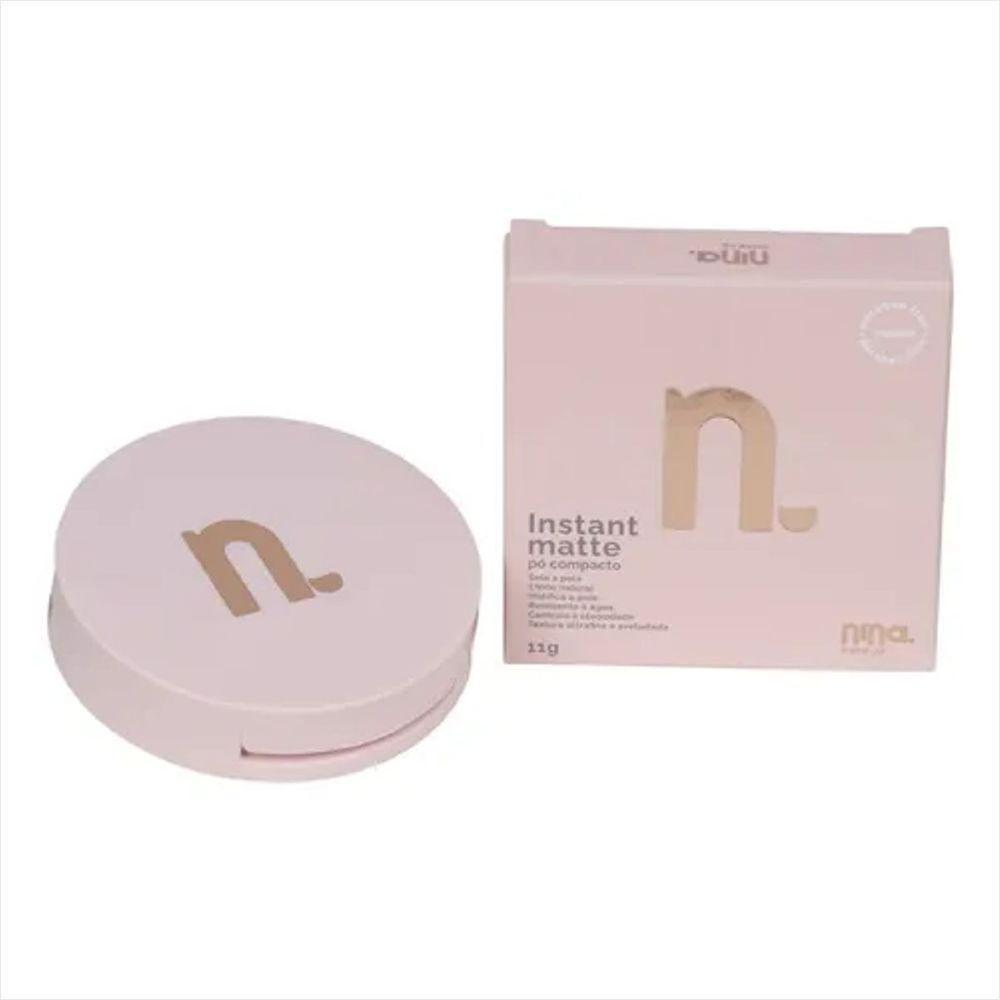 Nina Makeup Pó Compacto Matte Instant 11g Cor:2 - 1