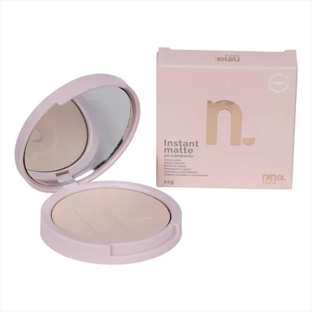 Nina Makeup Pó Compacto Matte Instant 11g Cor:2 - 2