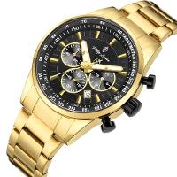 Relógio Masculino Hazard Steel Golden 43mm - 2