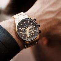 Relógio Masculino Hazard Steel Golden 43mm - 4