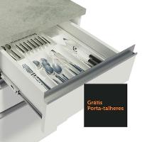 Cozinha Compacta Glamy Com Armário E Balcão sem Tampo E Pia - 2