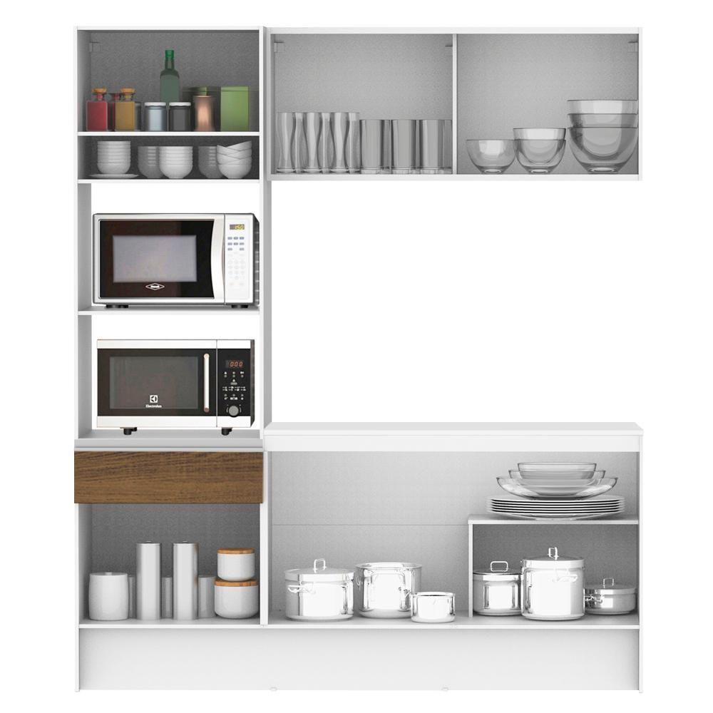 Cozinha Compacta Diamante com Armário Balcão e Tampo Madesa - 7