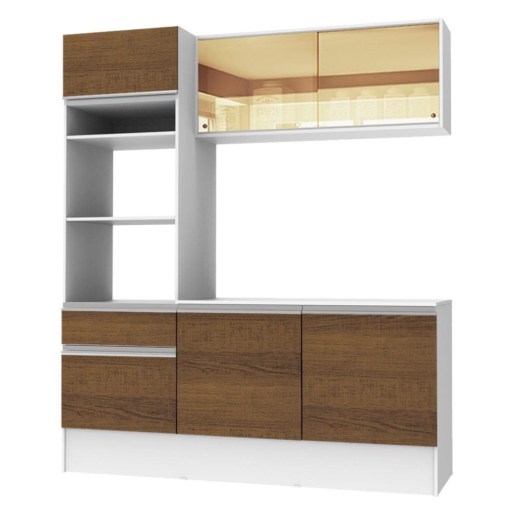 Cozinha Compacta Diamante com Armário Balcão e Tampo Madesa - 2